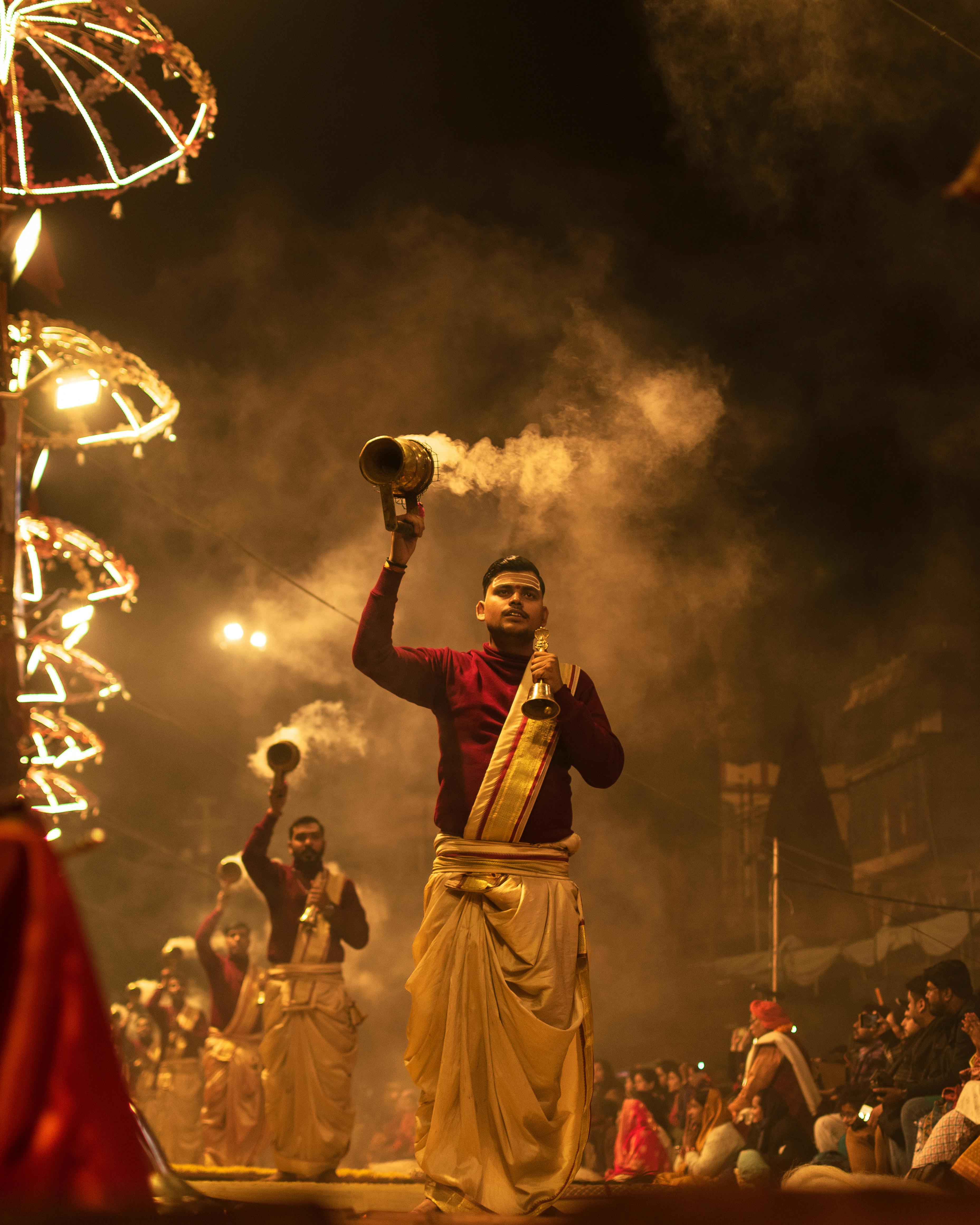 Ganga Aarti ceremony